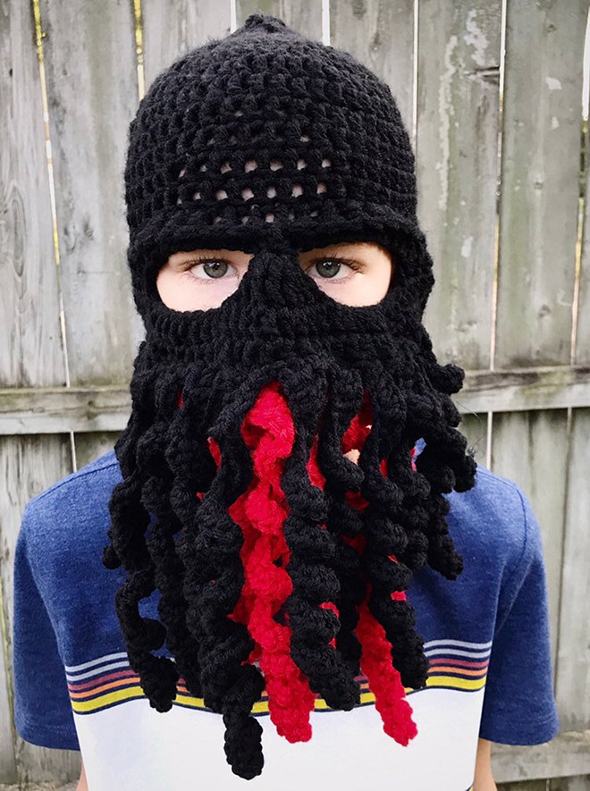 Cthulhu winter hat.