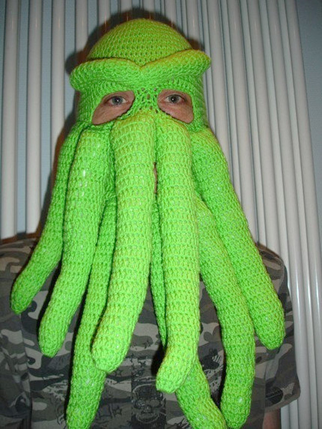 Cthulhu winter hat.