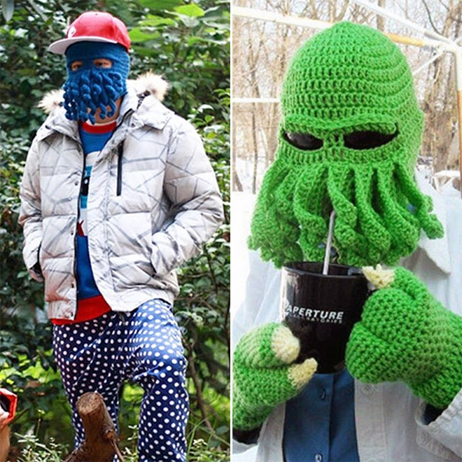 Cthulhu winter hat.