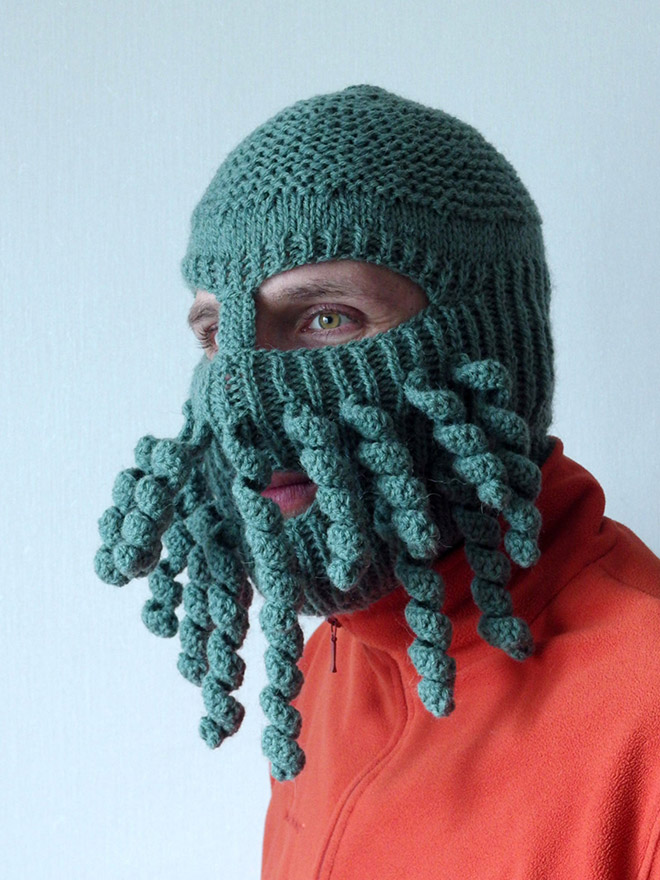 Cthulhu winter hat.