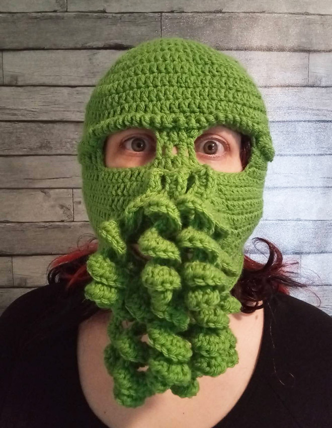 Cthulhu winter hat.