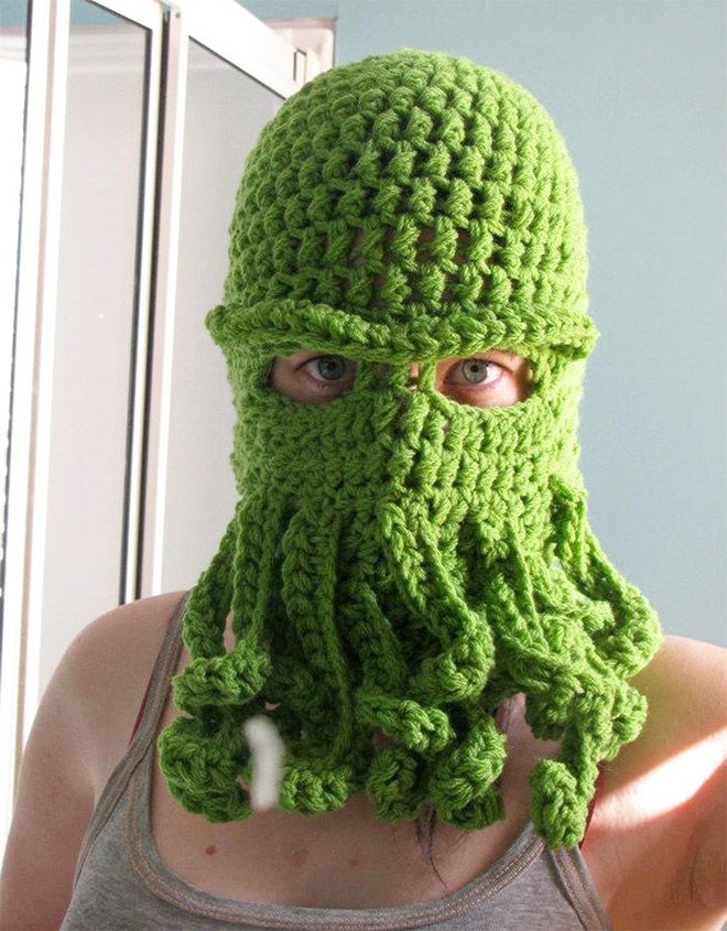 Cthulhu winter hat.