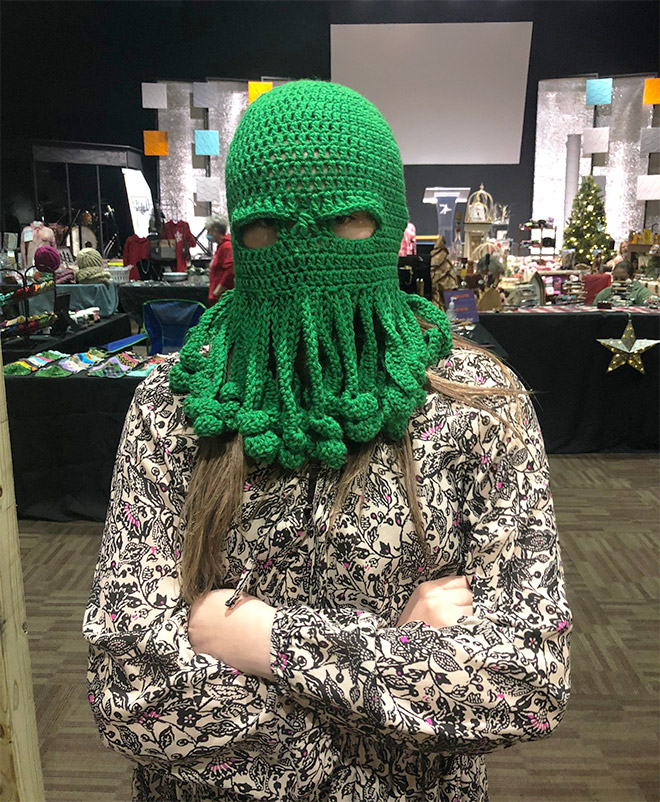 Cthulhu winter hat.