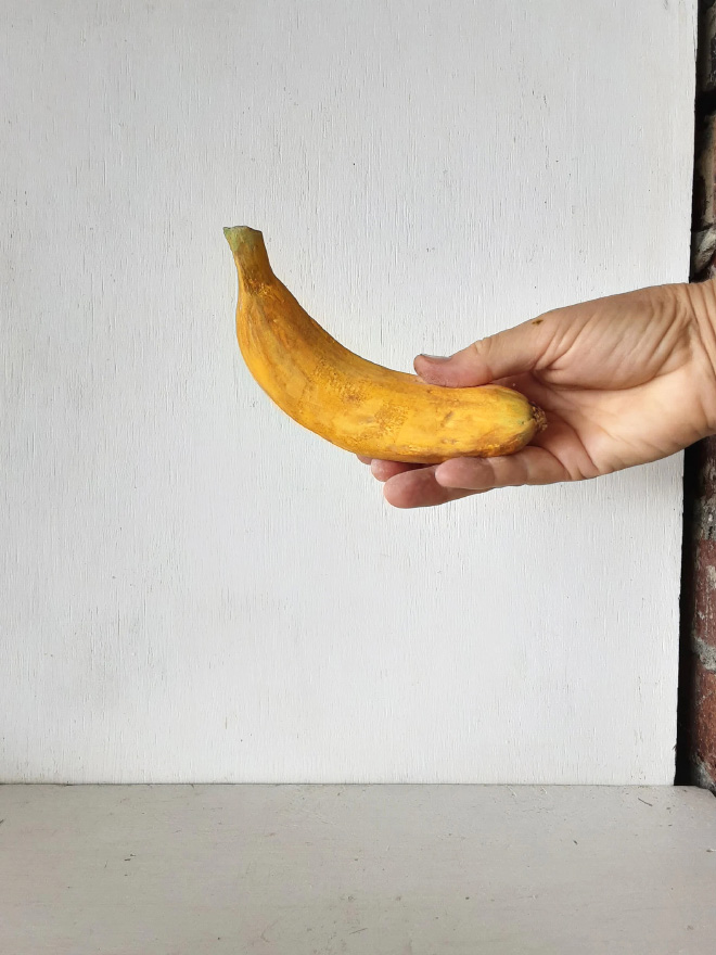 Clay banana.