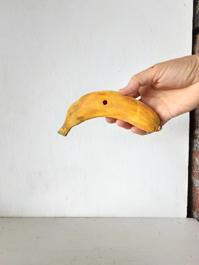 Clay banana.