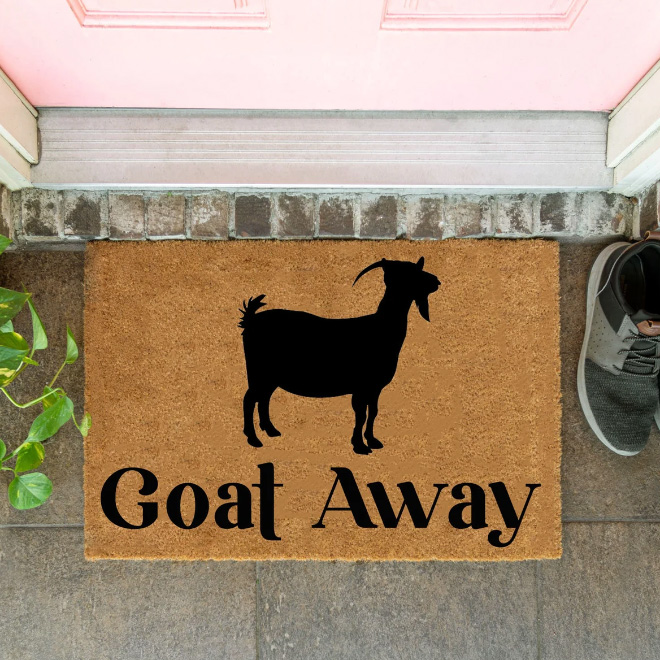 Goat away.