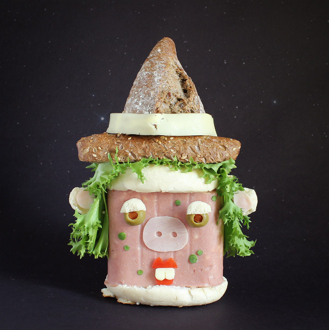 Sandwich monster.