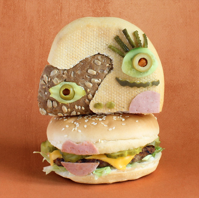 Sandwich monster.