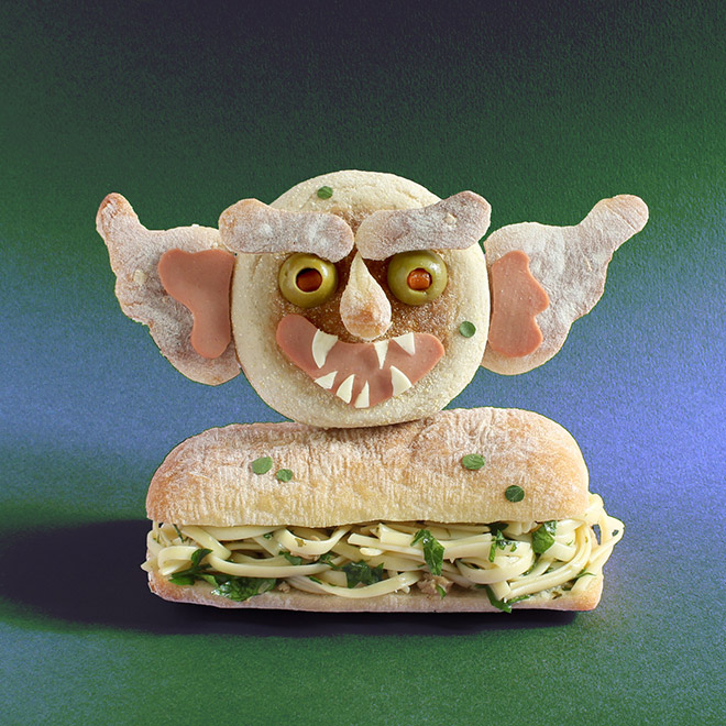 Sandwich monster.