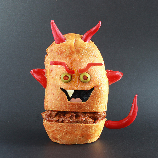 Sandwich monster.