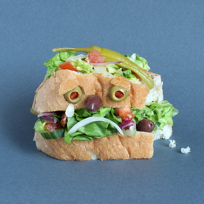 Sandwich monster.