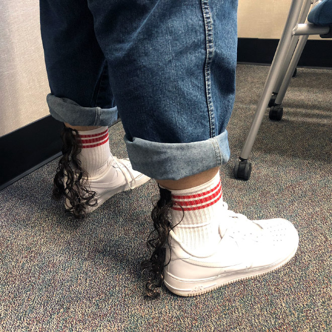American mullet socks.