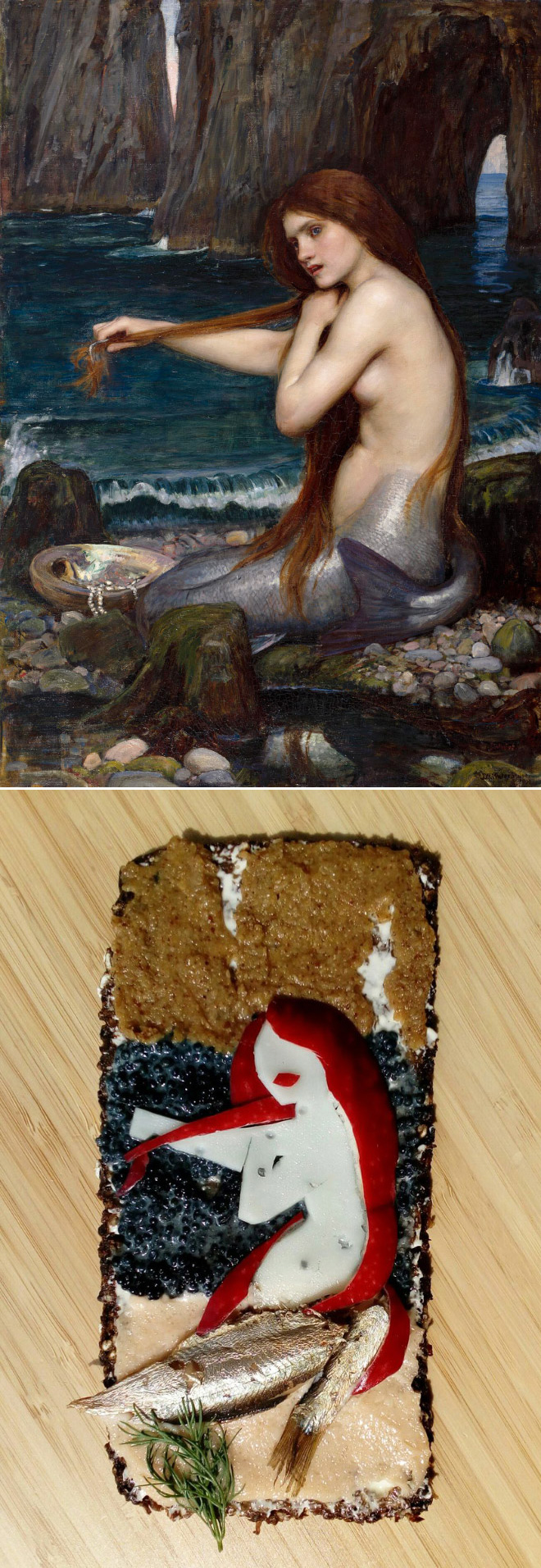 When sandwich meets art...