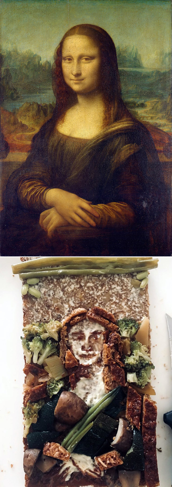 When sandwich meets art...