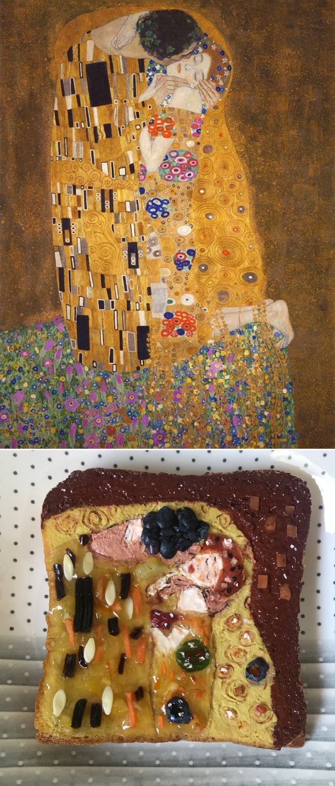 When sandwich meets art...