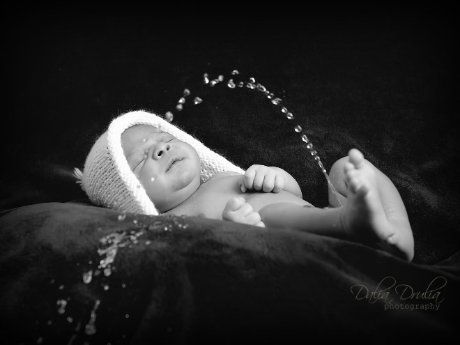 Newborn photoshoot fail.