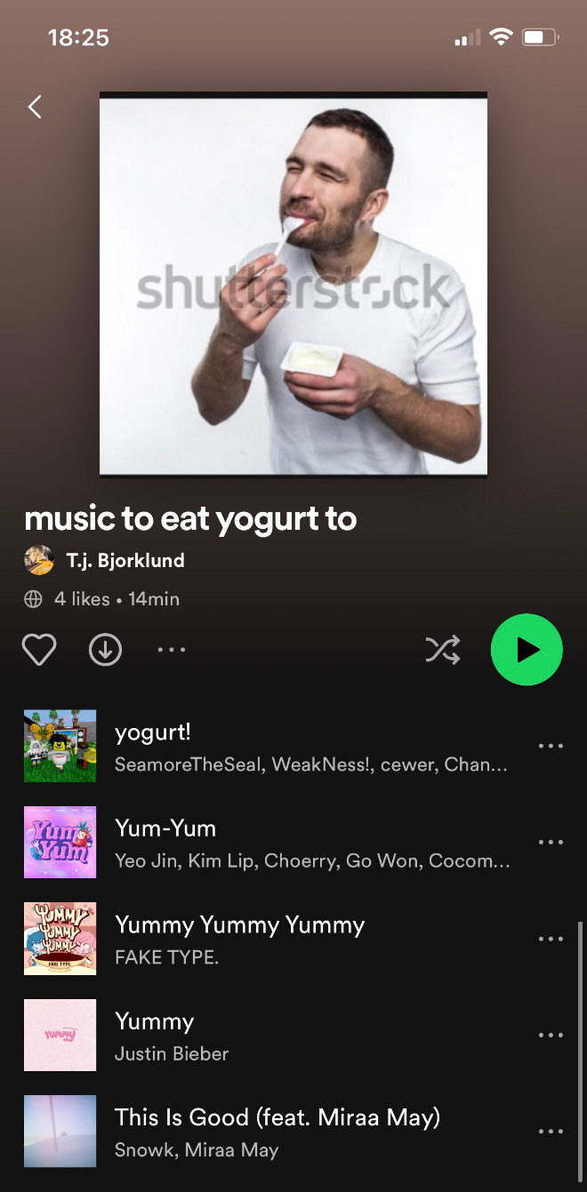 Funny playlist.