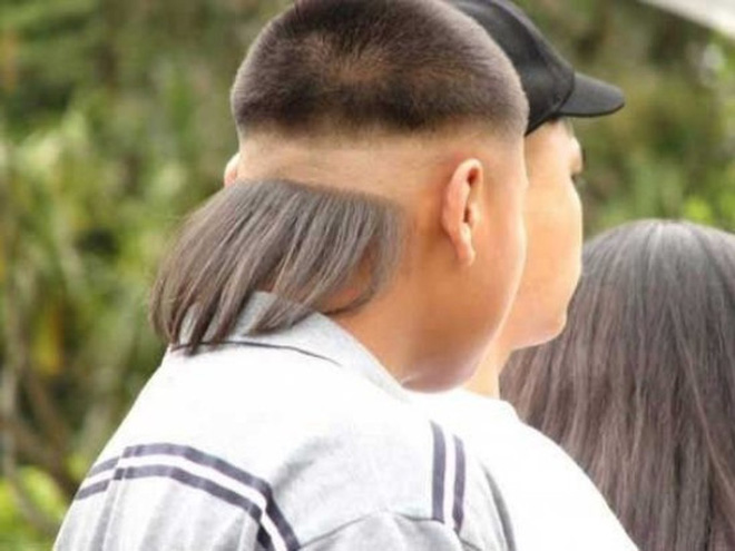 Horrible haircut fail.