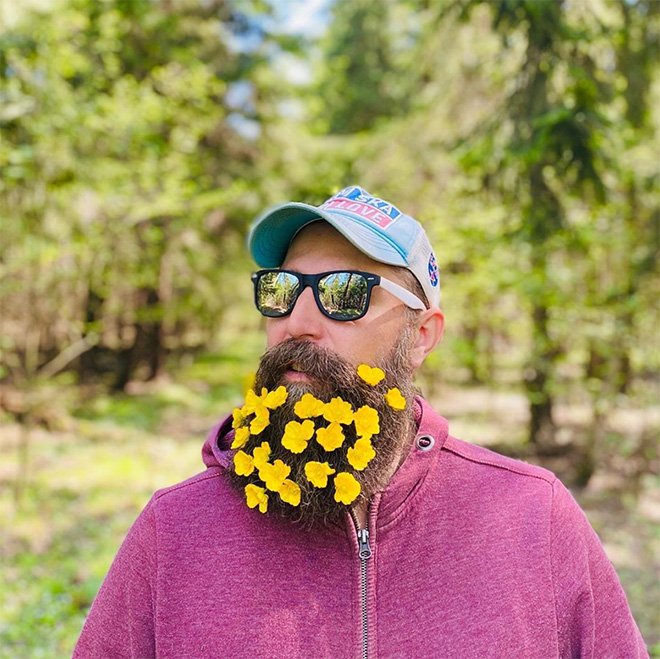 Flower beard.