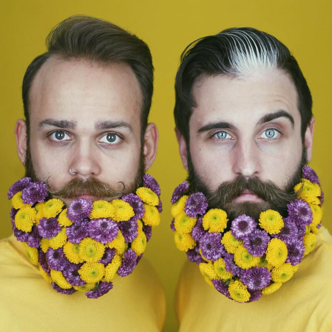 Flower beards.
