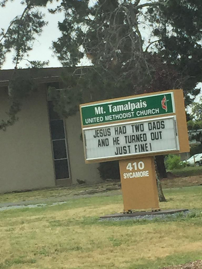 Brilliant funny church sign.