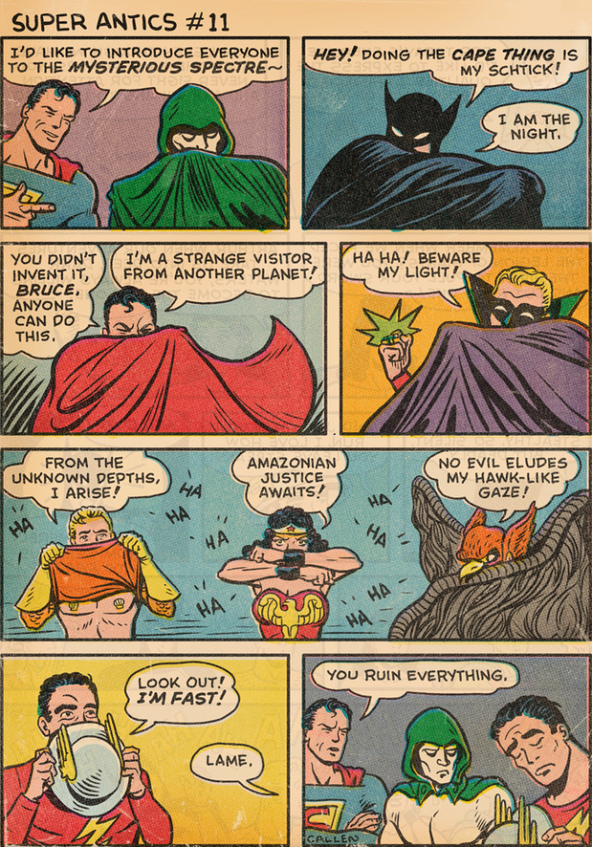 "Super Antics" adventures of Superman and his friends.