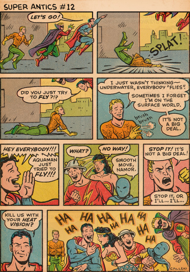 "Super Antics" adventures of Superman and his friends.