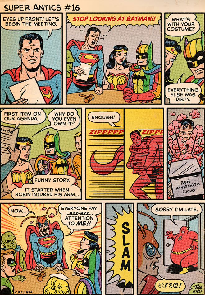 "Super Antics" adventures of Superman and his friends.