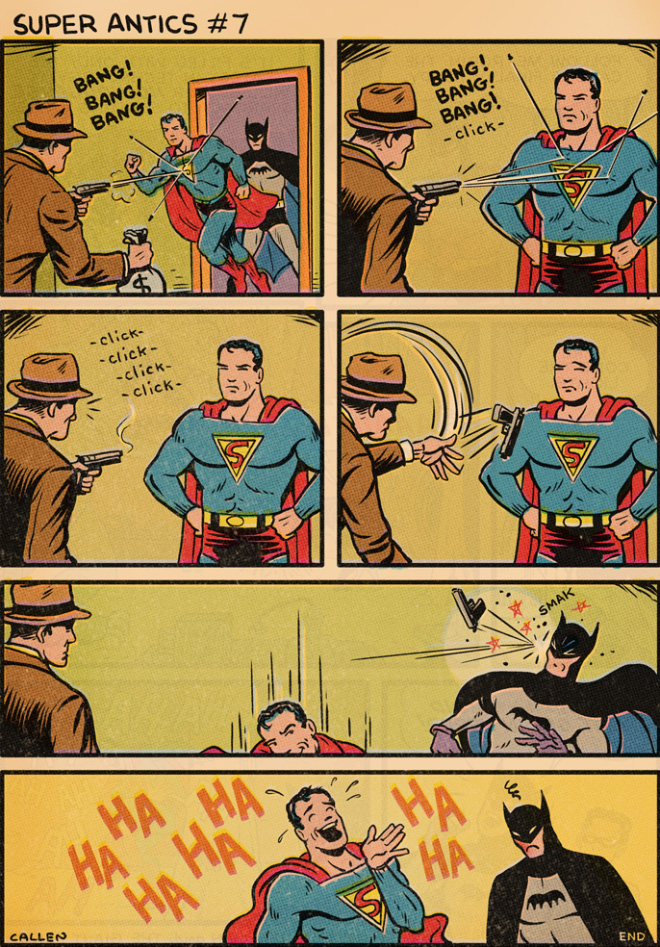 "Super Antics" adventures of Superman and his friends.