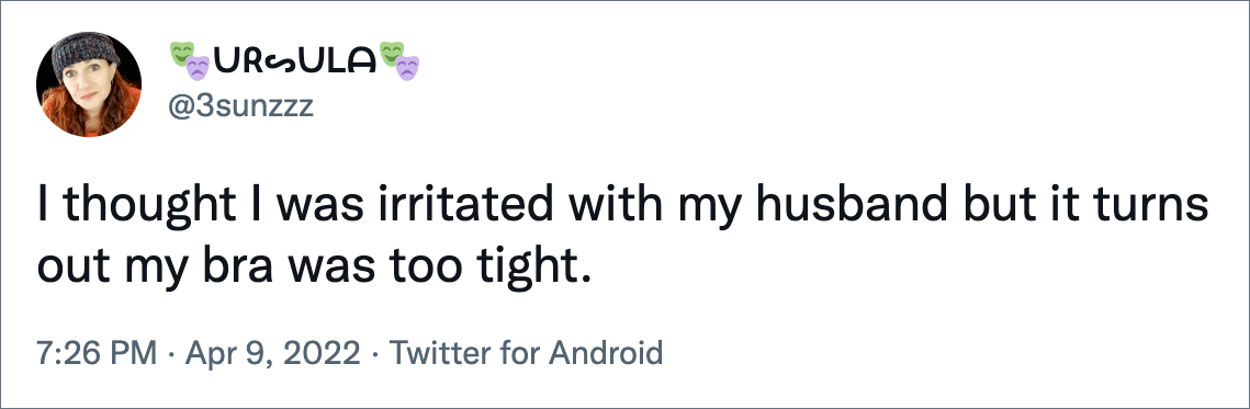 Funny marriage tweet.