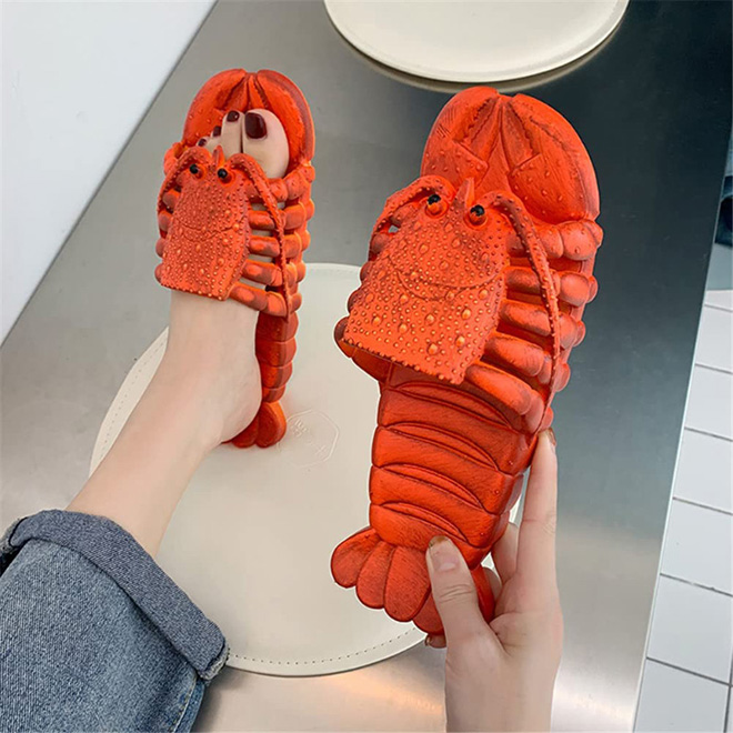 Lobster slippers.