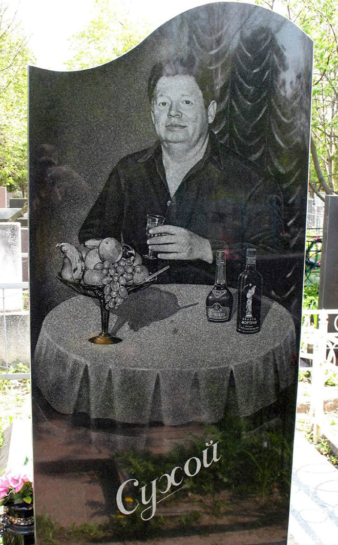 Russian mafia gravestones are insane!