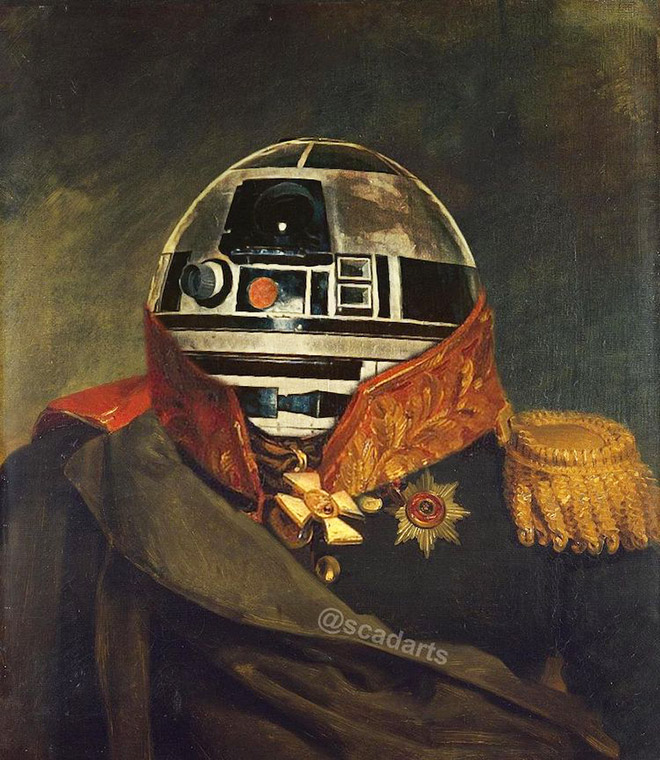 When Star Wars characters meet paintings...