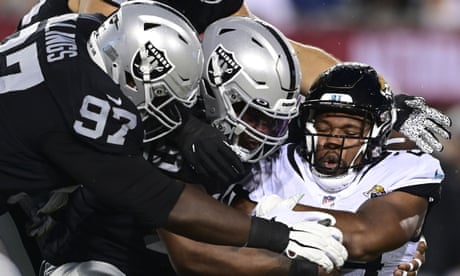 Las Vegas Raiders overrun Jaguars in rain-delayed NFL preseason opener