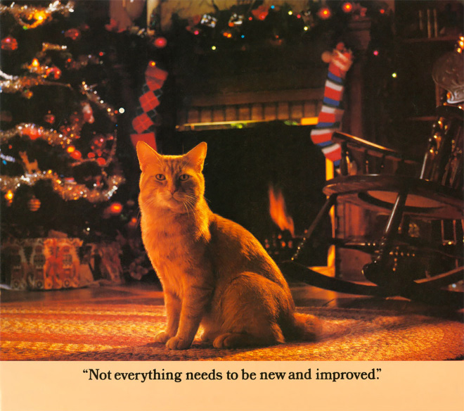 Morris The Cat from the 1986 calendar.