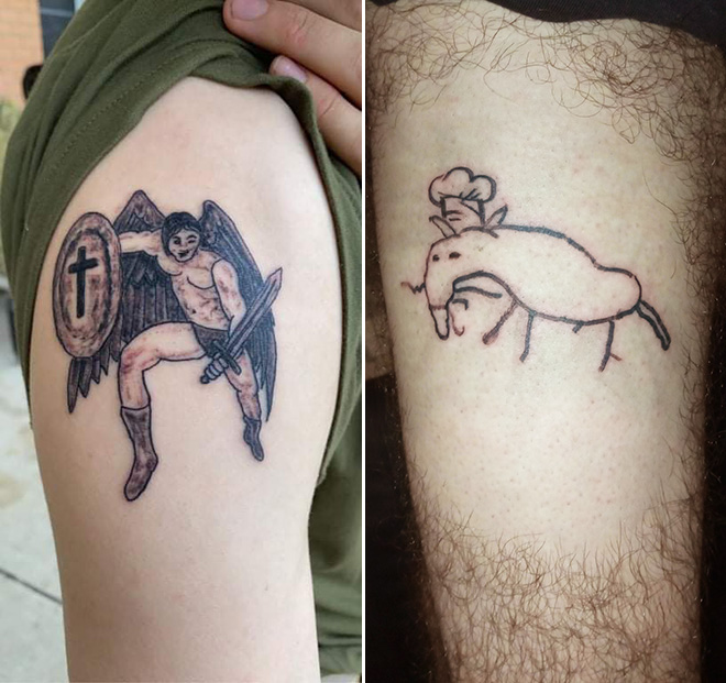 Some people get the craziest tattoos...