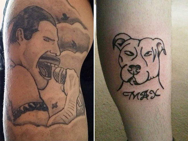 Some people get the craziest tattoos...