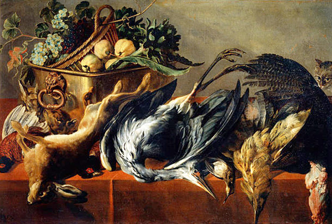 Still Life With an Ebony Chest by Frans Snyders, 17th century