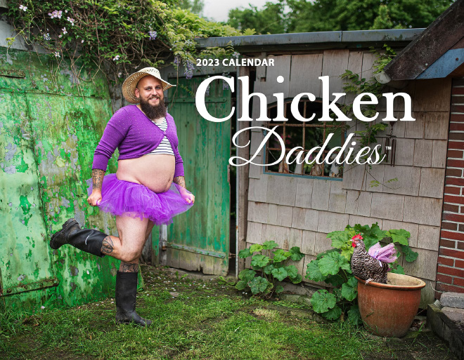 Chicken Daddies 2023 calendar.