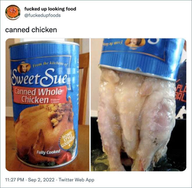 canned chicken