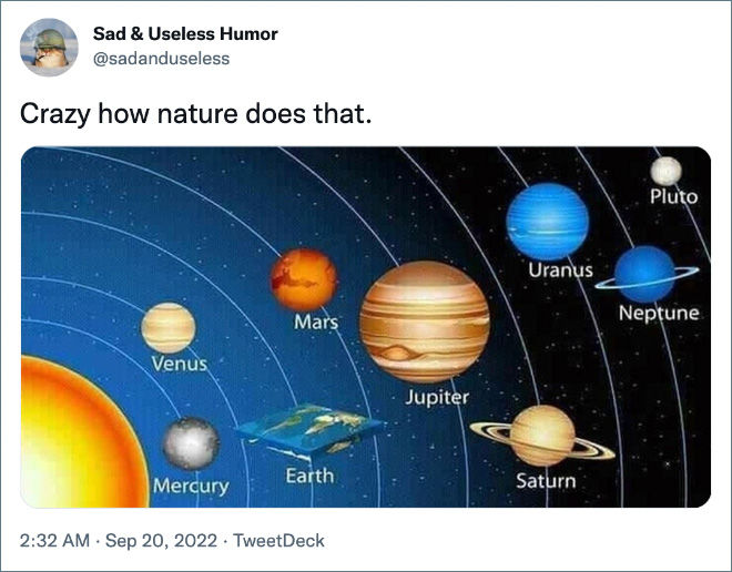 The Funniest Tweets About Flat Earth Believers