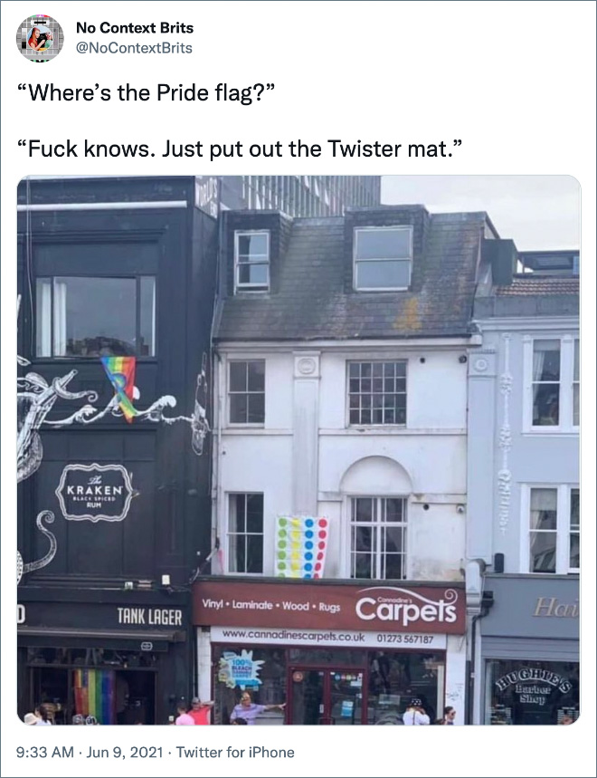 Where’s the Pride flag?