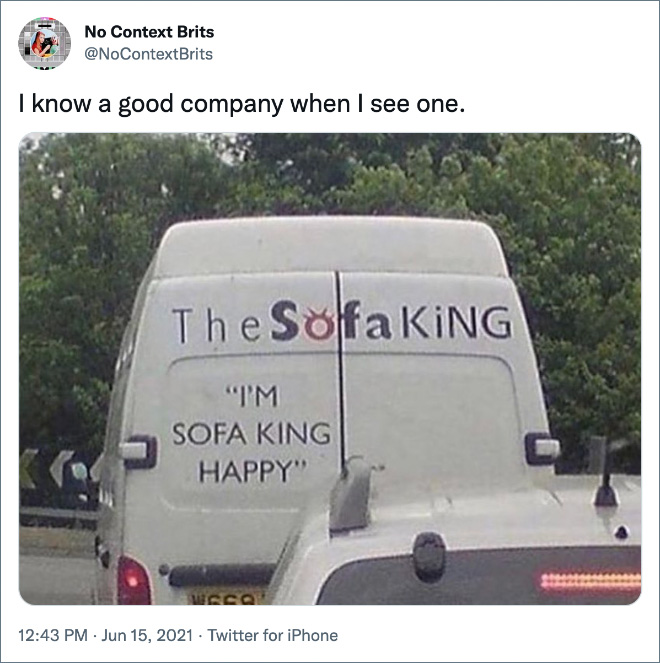 I know a good company when I see one.