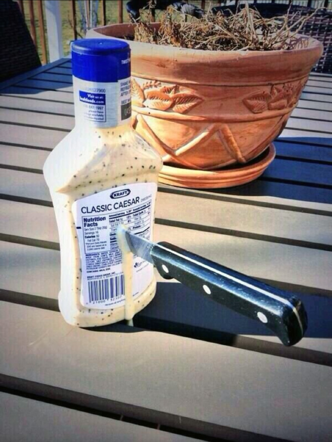 Caesar salad dressing.