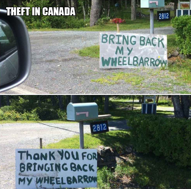 Theft in Canada.