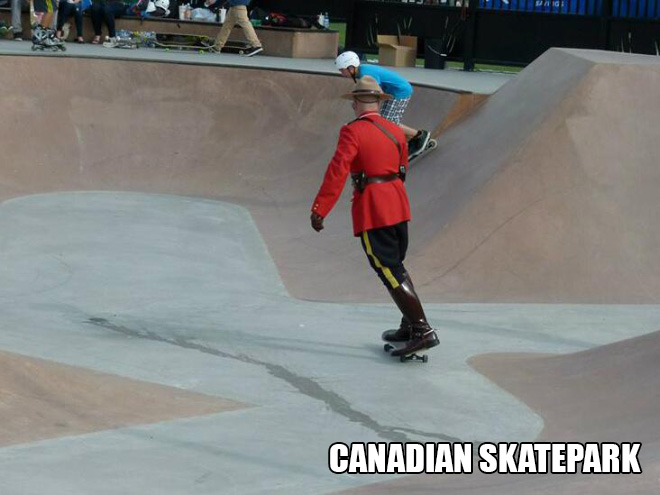 Canadian skatepark.