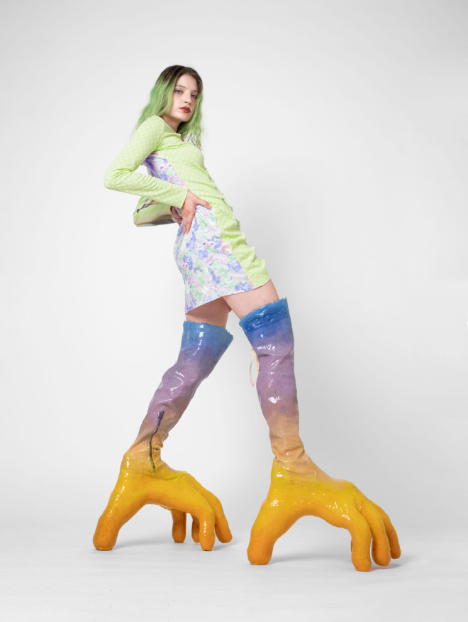 Crazy boots by AVAVAV designers.