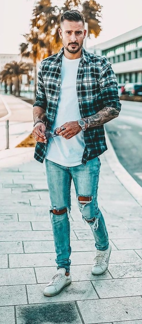Check Shirt Styling Ideas for Men to look well styled up