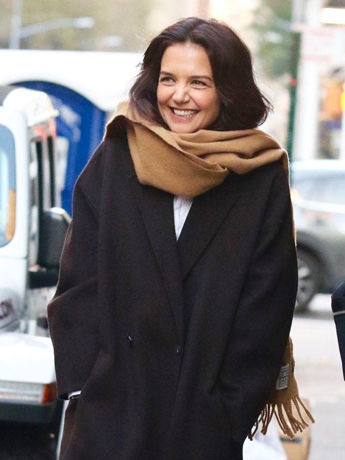 Katie Holmes Wore the Winter Accessory That Makes Every Outfit Look Expensive
