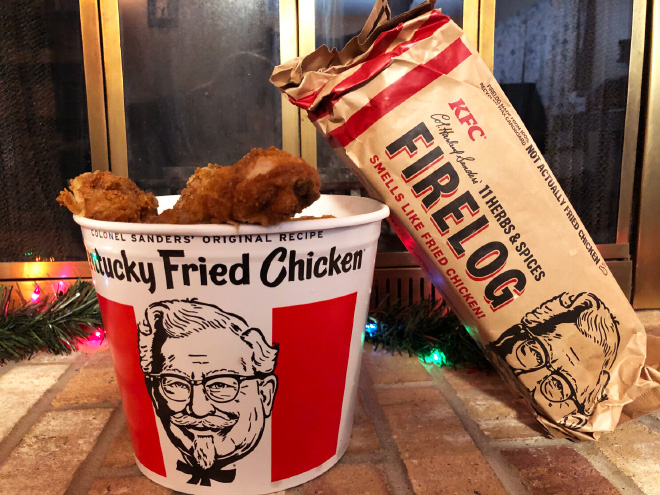 KFC firelog.